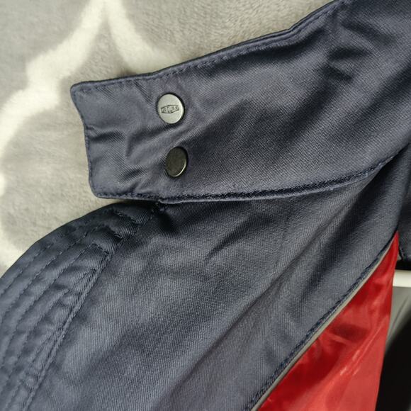 Jaguar Jacket Mens Large Navy Windbreaker Driver Graphic Lined Automotive Racing - Picture 15 of 16